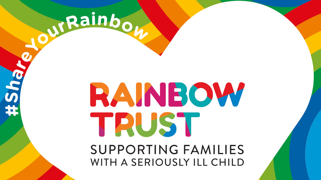 Rainbow Trust, share your rainbow social media image.